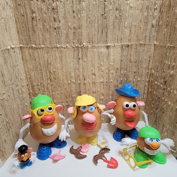 Vintage 1985 Playskool Mr Potato Head set of 5 and accessories - Picture 2 of 7